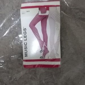 Music pantyhose, legs